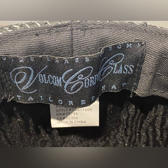 Vintage Black w/ white Chevrons Fedora Tailor Made - Picture 9 of 10